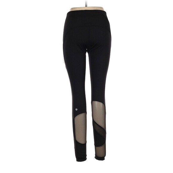 LULULEMON ATHLETICA Black Wunder Under HR Tight Mix & Mesh Leggings - US 12 - Picture 1 of 9